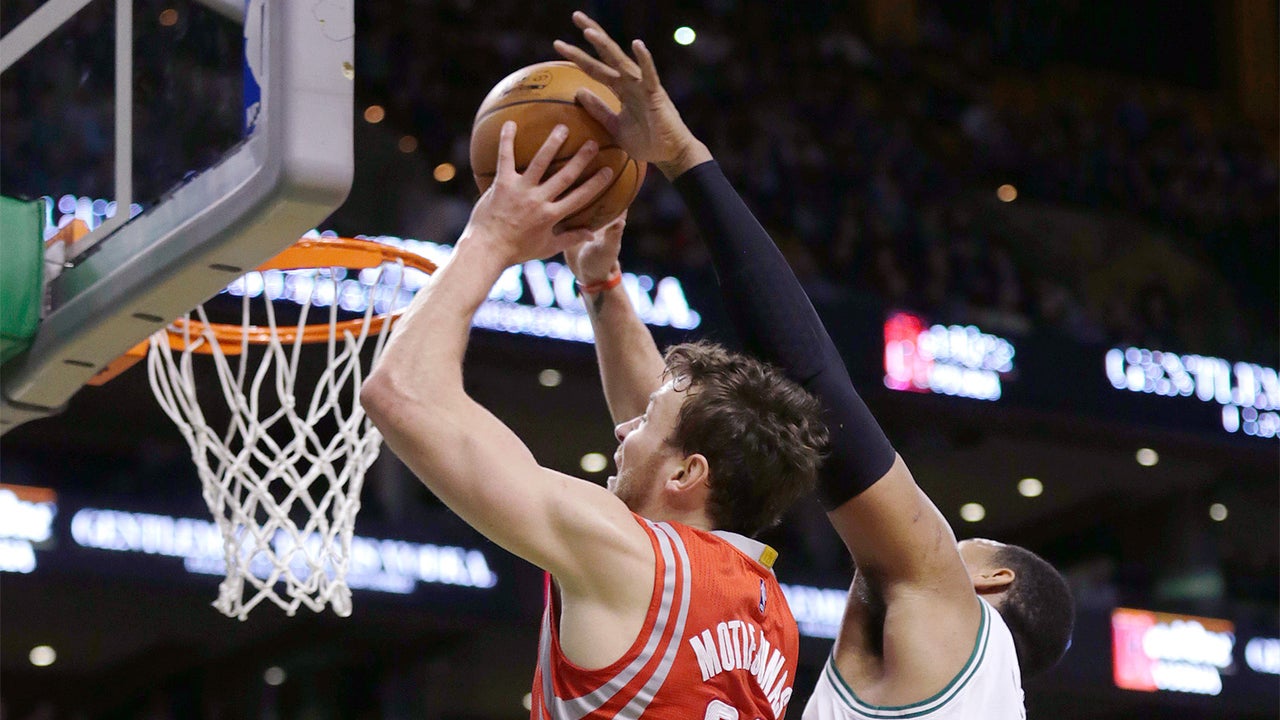 Motiejunas scores 26 to help Rockets top Celtics for 4th win in row